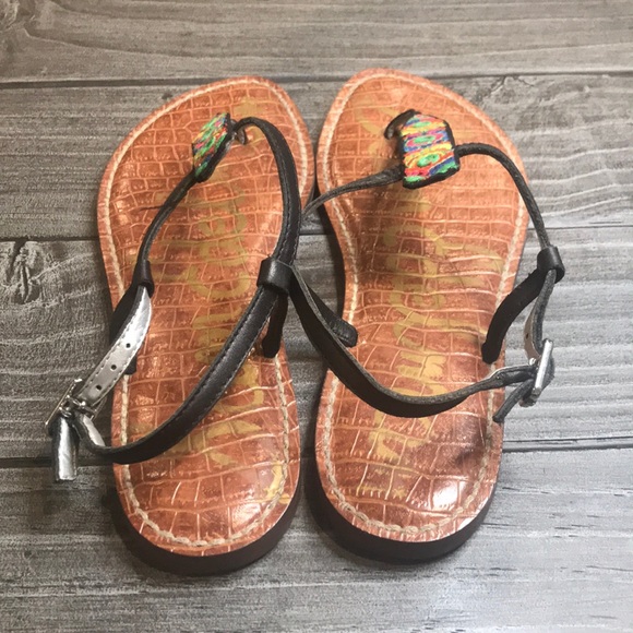 Thong Brocade Slingback Sandal Hand Crafted - Picture 2 of 2